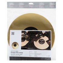 Sottopiatto di Carta 34cm Musica "Disque D'Or" 6pz Musica Disco d'Oro