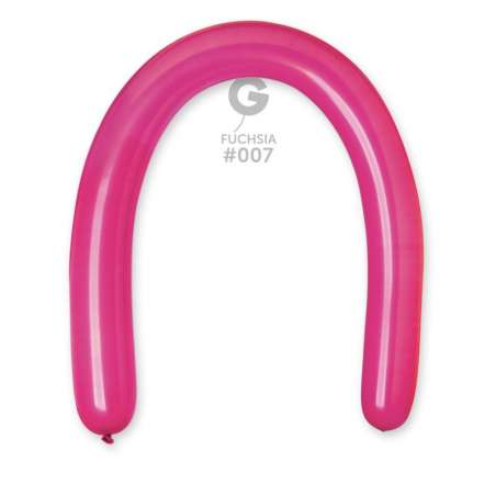 Palloncino in Lattice 3” Modellabile D6 Fucsia "Fuchsia 006" 50pz Gemar Standard Modellabili 3" D6