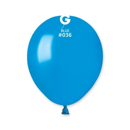 Palloncino in Lattice 5” AM50 Blu Metallizzato "Blue 036” 100pz Gemar Metallic 5" AM50