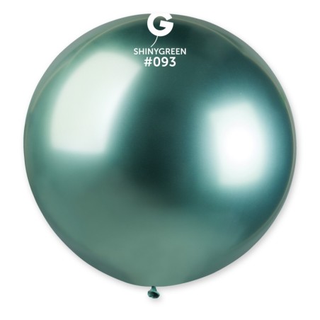 Palloncino in Lattice 31" GB30 Verde "Shiny Green 093" Gemar Shiny "Round"