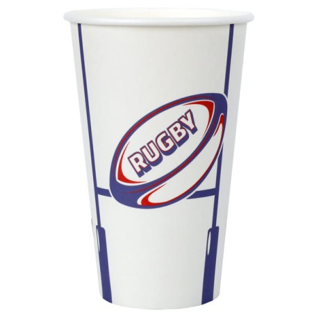Bicchiere di Carta 500ml dello Sport Rugby 10pz Rugby