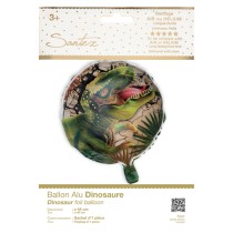Palloncino in Foil 18" Dinosauro "Dinosaure" Dinosauro "Dinosaure"
