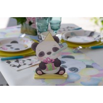 Centrotavola di Legno sagomato Panda 20cm Panda e Koala