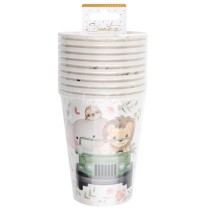 Bicchiere di Carta 270ml Piccoli Esploratori "Explorateur" 10pz Piccoli Esploratori "Explorateur"