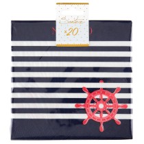 Tovagliolo di Carta 33x33cm Tema Marino "Bord De Mer" 20pz A Bordo Mare