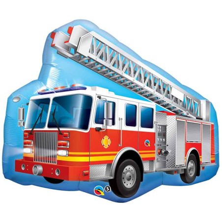 Palloncino in Foil 36" Super Shape Camion Pompieri "Red Fire Truck" Veicoli