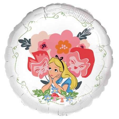 Palloncino in Foil 18" Alice nel Paese delle Meraviglie "Disney" Alice Nel Paese Delle Meraviglie