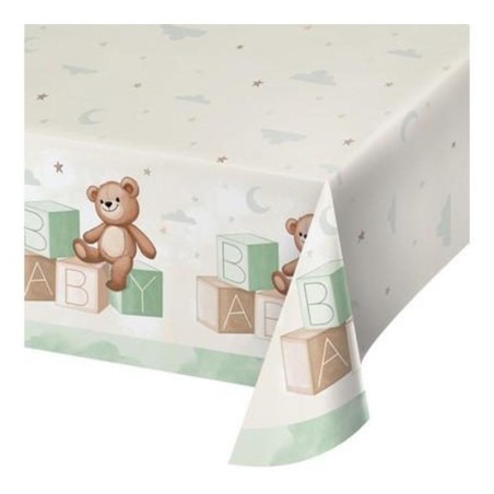 Tovaglia di Carta 137x259cm con Orsetto "Teddy Bear" Baby Shower