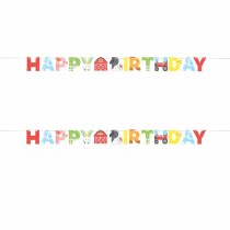 Festone Happy Birthday Fattoria "Farm Animals" 2.53mt Fattoria