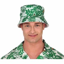 Cappello Hawaiano Verde con Palme e Tucani Cappelli