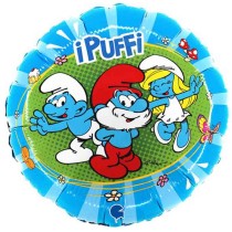 Palloncino in Foil 18" Puffi Personaggi Grabo