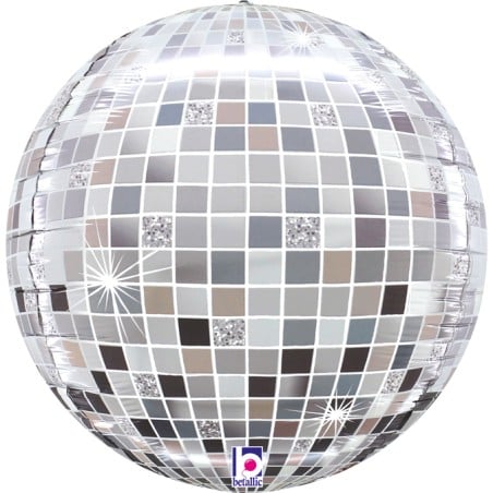 Palloncino in Foil 15" Sfera Disco Stroboscopica 4D "Globe Disco Ball" Sfere Fantasia "Globe"