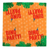 Tovagliolo di Carta 33x33cm con Dinosauro "Dino Party" 20pz Coordinati Tavola Maverick