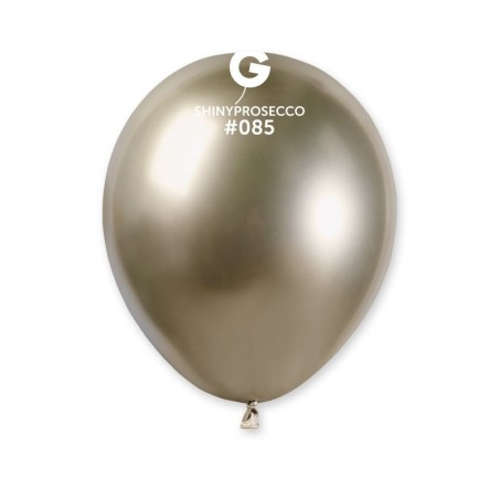 Palloncino in Lattice 5" AB50 Prosecco "Shiny Prosecco 085" 100pz Gemar Shiny "Round"