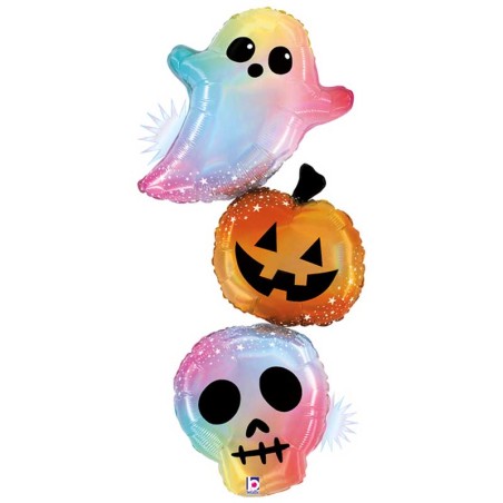 Palloncino in Foil 51" Multi-Balloons Halloween Trio Ombre Halloween Grabo
