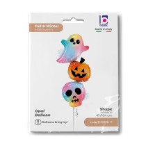 Palloncino in Foil 51" Multi-Balloons Halloween Trio Ombre Halloween Grabo