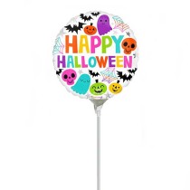 Palloncino in Foil 9" Mini Shape Halloween Multicolor Palloncini Foil Halloween