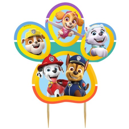 Candelina Piatta sagomata Zampetta "Paw Patrol" Paw Patrol