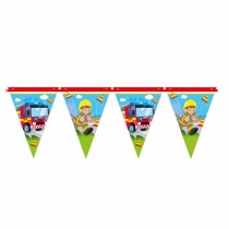 Festone Bandierina in Carta con Vigile del Fuoco "Fireman" 2.3mt Sam il Pompiere