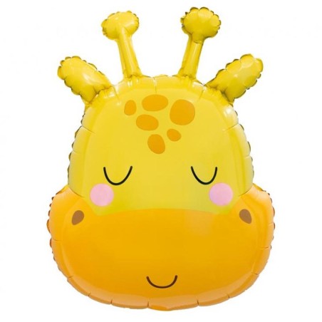 Palloncino in Foil 20" Super Shape Giraffa Animali (Giungla e Bosco)