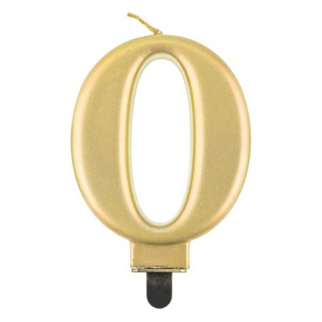 Candelina 8cm Oro Metallizzato N.0 Oro Soft Metallizzato 8cm