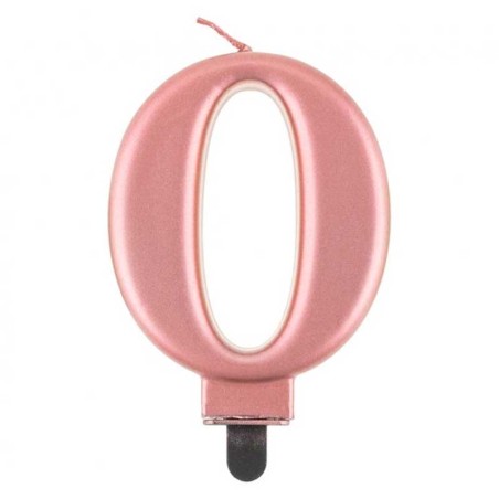 Candelina 8cm Rose Gold Metallizzato N.0 Rose Gold Metallizzato 8cm