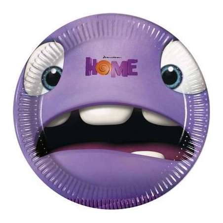 Piatto di Carta 20cm con Home 8pz Home