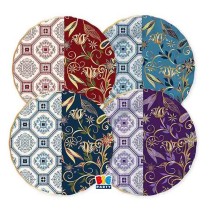 Piatto di Carta 20cm Smerlato Hybrid 8pz Hybrid