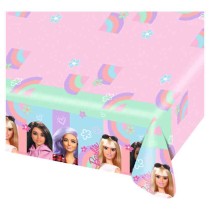 Tovaglia di Carta 120x180cm con Barbie Sweet Life Barbie