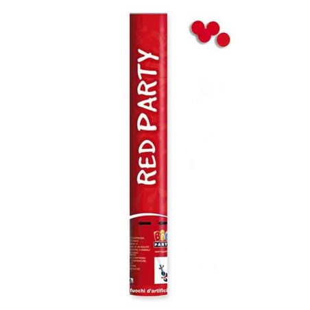 Cannon Sparacoriandoli Rosso 40cm Addobbi e Accessori Laurea