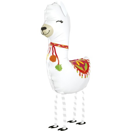 Palloncino in Foil 41" Pet Walker Lama "Llama Friend" Animali Grabo