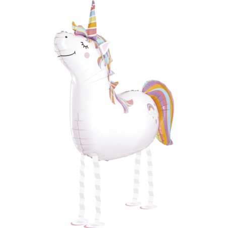 Palloncino in Foil 42" Pet Walker Unicorno "Unicorn Pastel" Animali Grabo