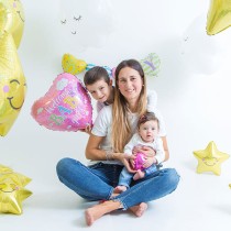 Palloncino in Foil 18" Nascita "Welcome Baby Girl" Nascita e Battesimo Grabo