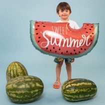 Palloncino in Foil 35" Super Shape Fetta Anguria "Summer Watermelon" Natura Grabo