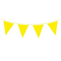 Festone Bandierina 20cm x 30cm Giallo "Yellow" 10mt Bandierine Oaktree