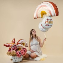 Palloncino in Foil 36" Super Shape Arcobaleno "Boho Rainbow" Generici Grabo