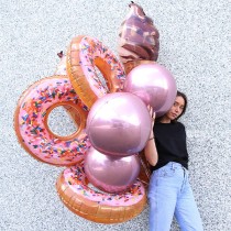 Palloncino in Foil 39" Super Shape Ciambella "Donut" Generici Grabo