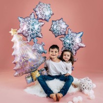 Palloncino in Foil 39" Super Shape Albero di Natale "Christmas Tree" Natale e Capodanno Grabo