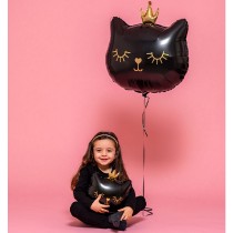 Palloncino in Foil 26" Super Shape Principessa Gatto Nero Animali Grabo
