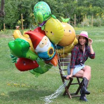 Palloncino in Foil 29" Super Shape Limone "Lemon" Natura Grabo