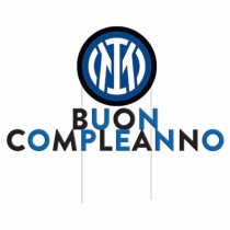 Cake Topper Buon Compleanno Inter 17cm Inter