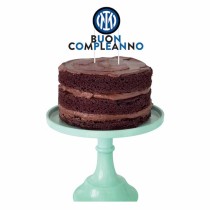 Cake Topper Buon Compleanno Inter 17cm Inter