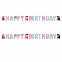 Festone Happy Birthday con Barbie Sweet Life 2mt Barbie