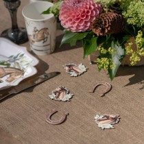 Decorazioni in Legno Equitazione "Hippique" 10pz Equitazione "Hippique"