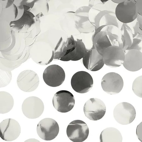 Confetti in Foil Tondi Argento Metallizzato 15gr Confetti Tondi