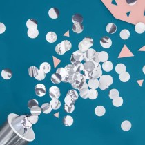 Confetti in Foil Tondi Argento Metallizzato 15gr Confetti Tondi
