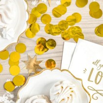Confetti in Foil Tondi Oro Metallizzato 15gr Confetti Tondi