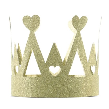 Corona da Principessa Oro Glitterato Corone e Coroncine