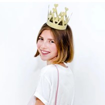 Corona da Principessa Oro Glitterato Corone e Coroncine