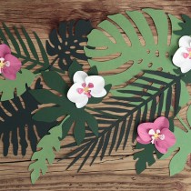 Decorazione Foglie della Giungla "Tropical Leaves" 21pz Pappagallo "Parrot"